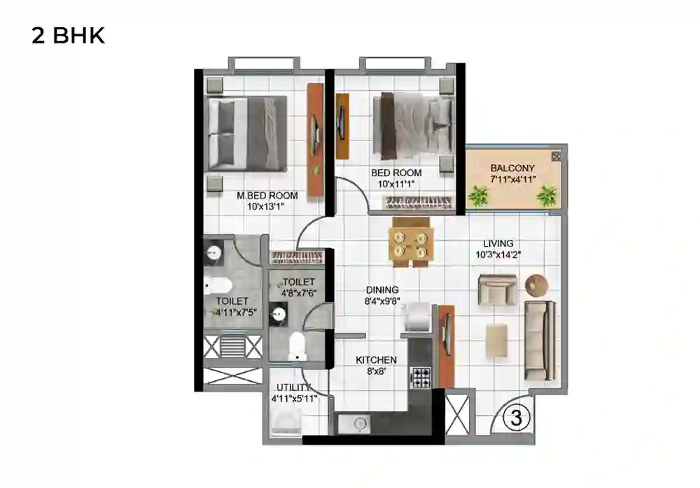 2 BHK